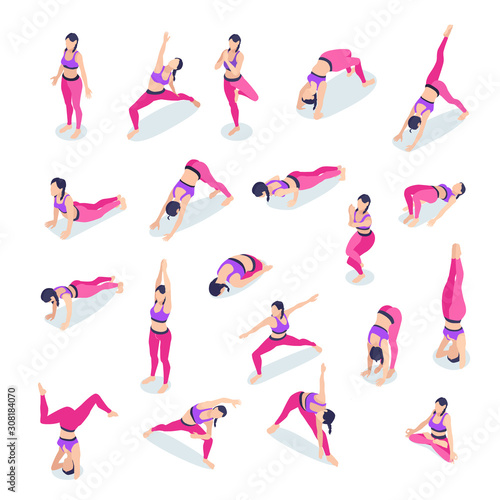 Fitness Yoga Woman Set 