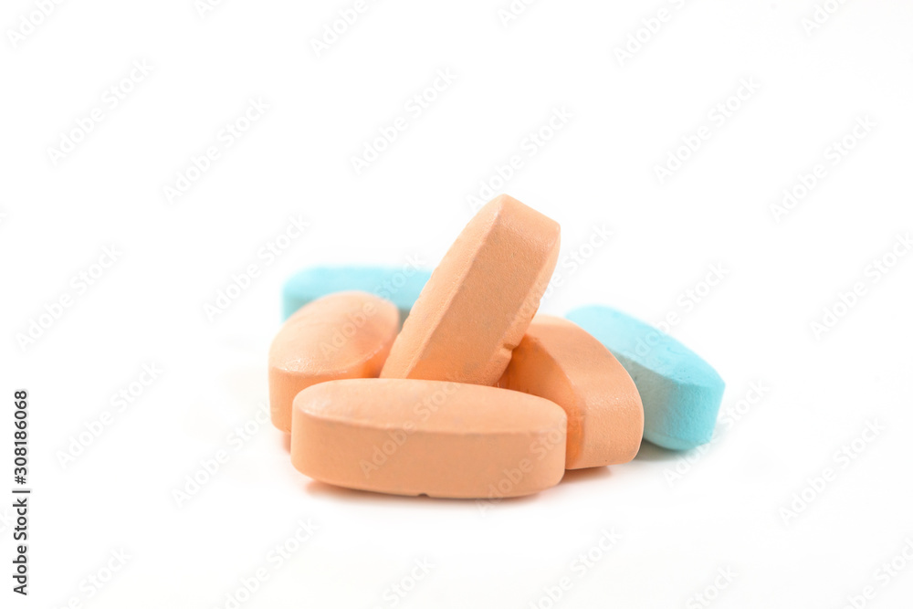 Medicine on a white background Medicine on a white background