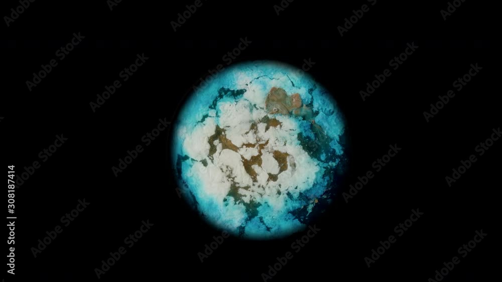 UHD. Alien Planet plate. Ready for effects. Blue planet with clouds and dirt. UHD. Alien Planet plate. Ready for effects. Blue planet with clouds and dirt.