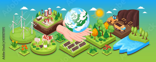 Natural Resources Horizontal Composition 