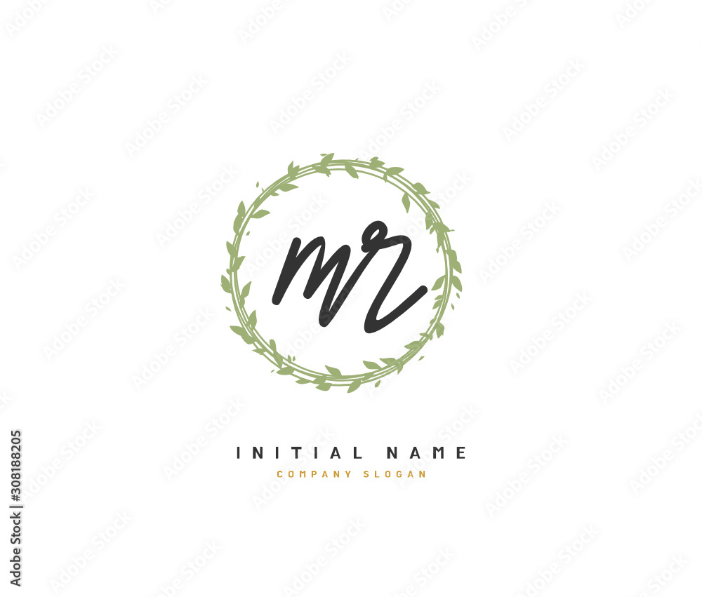M R MR Beauty vector initial logo, handwriting logo of initial signature, wedding, fashion, jewerly, boutique, floral and botanical with creative template for any company or business. M R MR Beauty vector initial logo, handwriting logo of initial signature, wedding, fashion, jewerly, boutique, floral and botanical with creative template for any company or business.