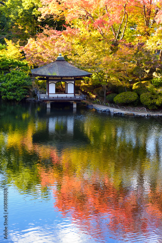 Autumn season at Momijidani Garden in Wakayama, Wakayama Prefecture, Japan