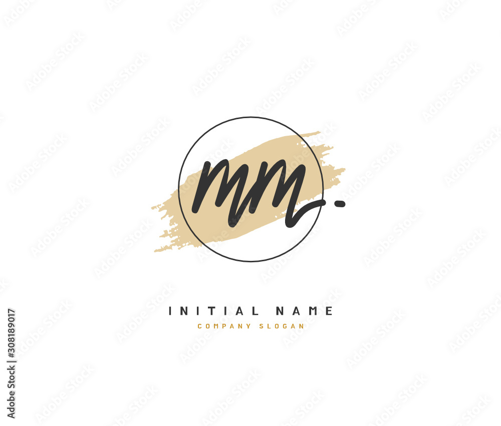 M MM Beauty vector initial logo, handwriting logo of initial signature, wedding, fashion, jewerly, boutique, floral and botanical with creative template for any company or business. M MM Beauty vector initial logo, handwriting logo of initial signature, wedding, fashion, jewerly, boutique, floral and botanical with creative template for any company or business.