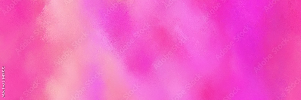 abstract painting background graphic with neon fuchsia, pastel magenta and deep pink colors and space for text or image. can be used as header or banner