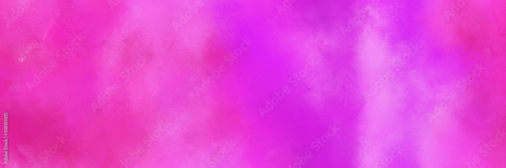 header neon fuchsia, violet and medium violet red color background with space for text or image. vintage texture, distressed old textured painted design. can be used as header or banner