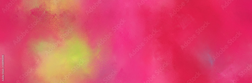 moderate pink and dark khaki colored vintage abstract painted background with space for text or image. can be used as header or banner