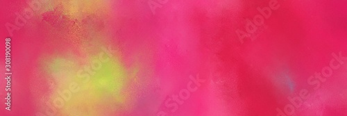 moderate pink and dark khaki colored vintage abstract painted background with space for text or image. can be used as header or banner