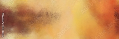 Wallpaper Mural banner vintage abstract painted background with peru, sandy brown and saddle brown colors and space for text or image. can be used as header or banner Torontodigital.ca