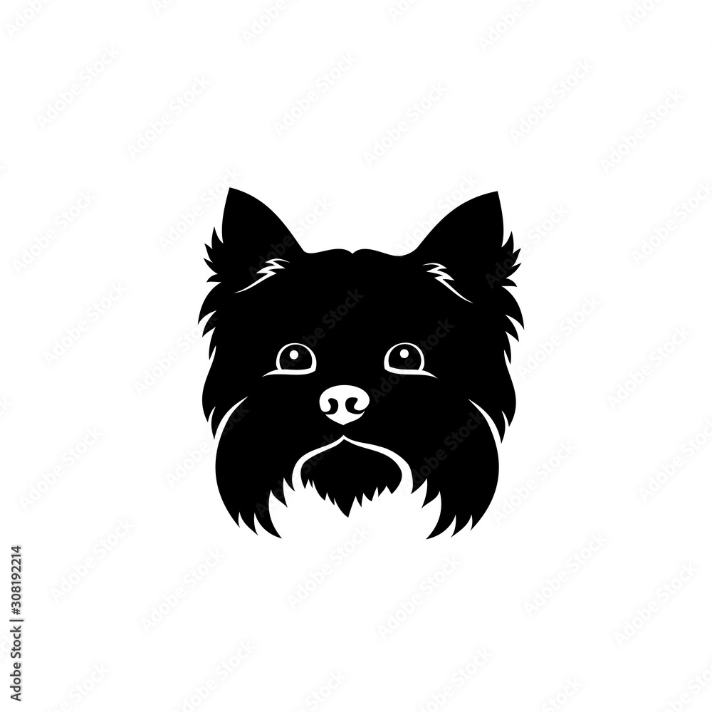 Yorkshire terrier - isolated vector illustration Yorkshire terrier - isolated vector illustration