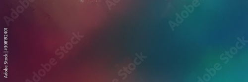 abstract painting background texture with dark slate gray, very dark violet and teal green colors and space for text or image. can be used as header or banner