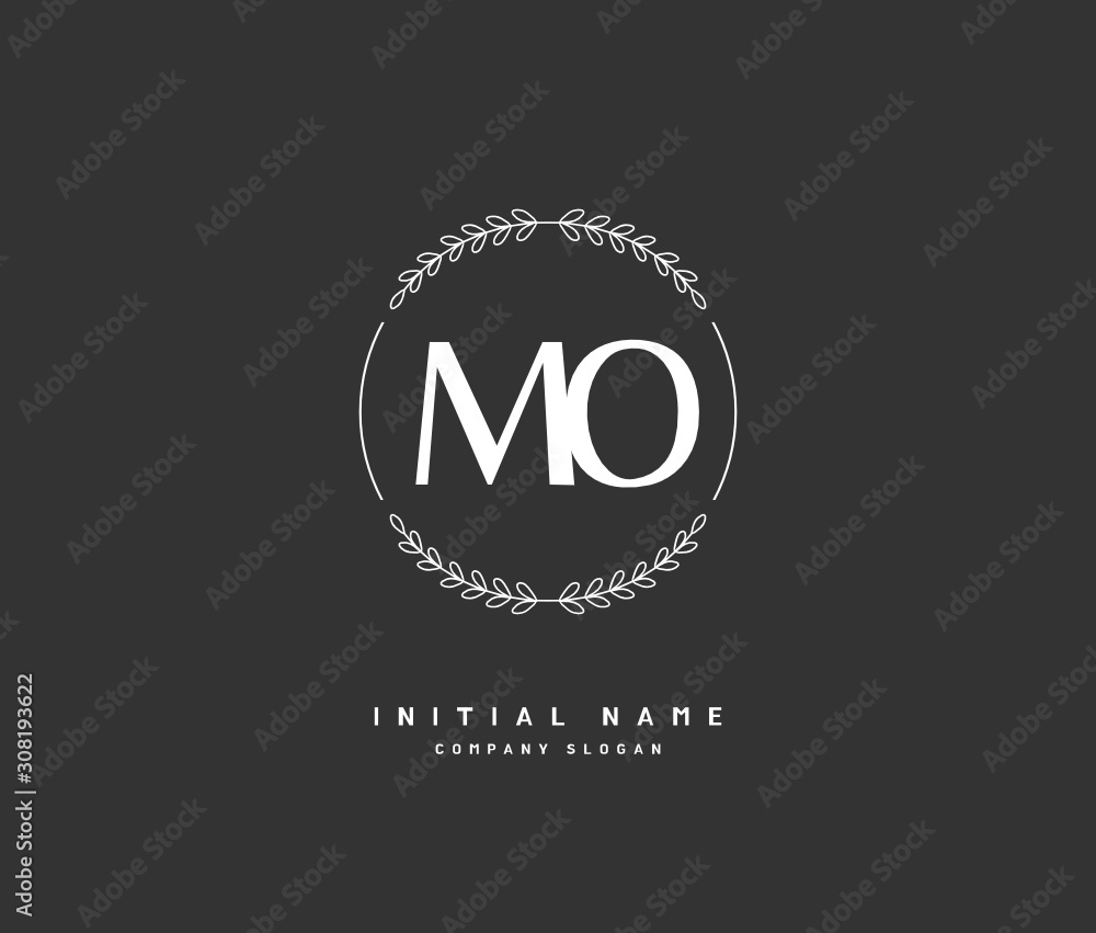 M O MO Beauty vector initial logo, handwriting logo of initial signature, wedding, fashion, jewerly, boutique, floral and botanical with creative template for any company or business. M O MO Beauty vector initial logo, handwriting logo of initial signature, wedding, fashion, jewerly, boutique, floral and botanical with creative template for any company or business.