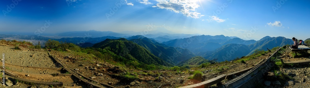 Obraz premium 蛭ヶ岳、丹沢山、塔ノ岳 68