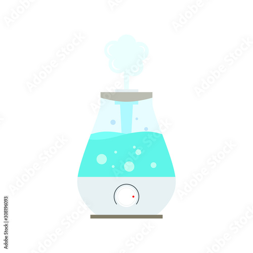Humidifier air diffuser icon. vector illustration