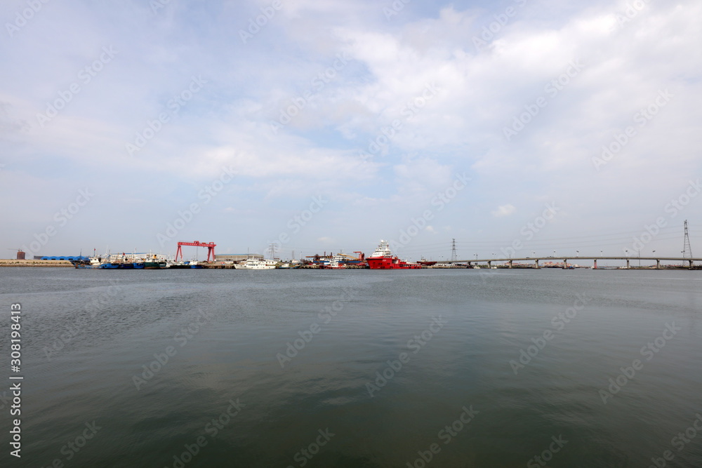 Shipyard Scenery, Tangshan City, Hebei Province, China