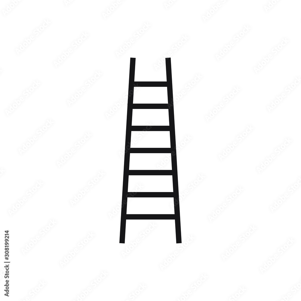 Ladder Icon Flat design. Vector Illustration 