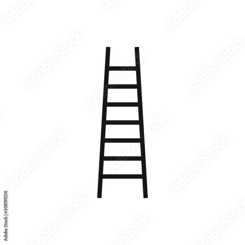 Ladder Icon Flat design. Vector Illustration 
