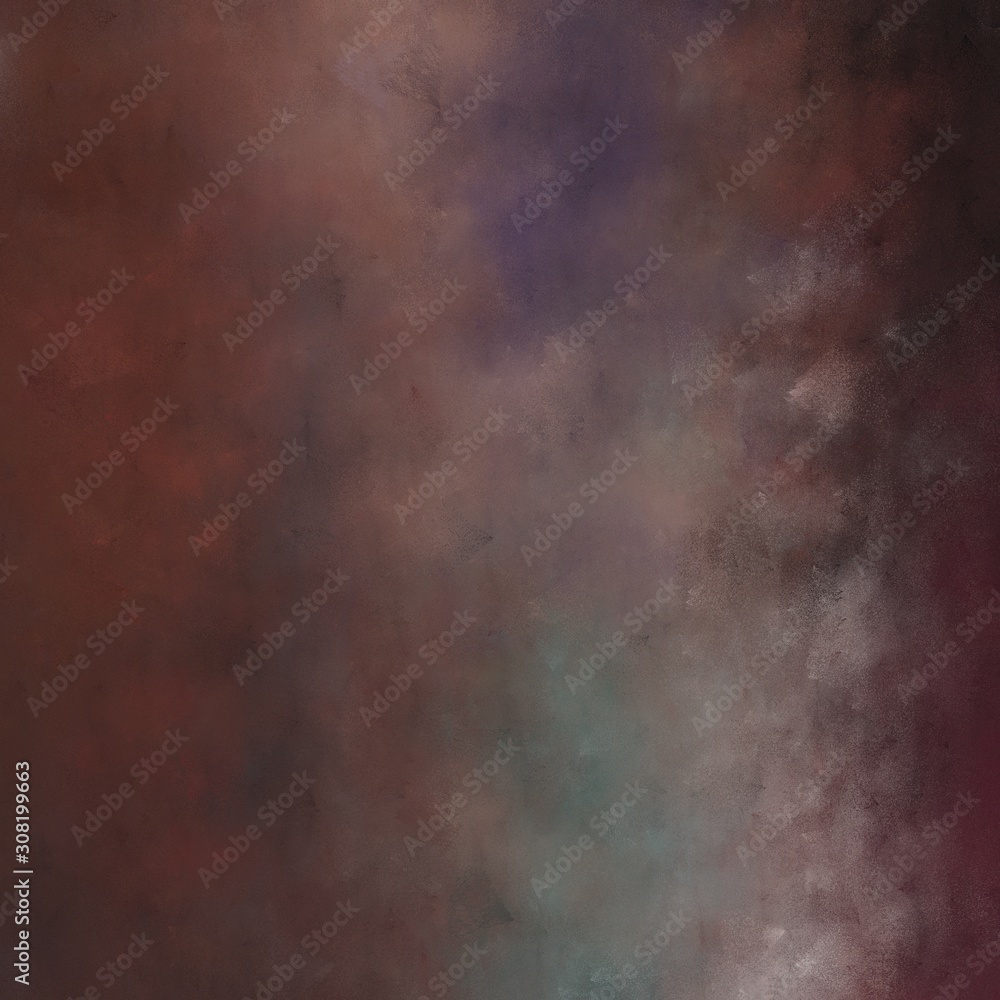 quadratic graphic format abstract old mauve, dim gray and very dark pink colored diffuse painted background. can be used as texture, background element or wallpaper