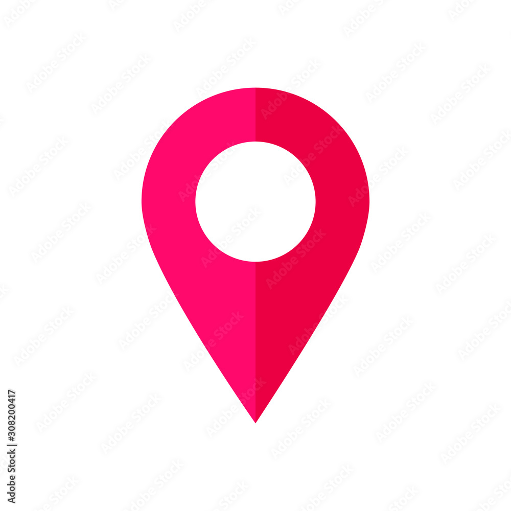 Maps pin. Location map icon. vector illustration Maps pin. Location map icon. vector illustration