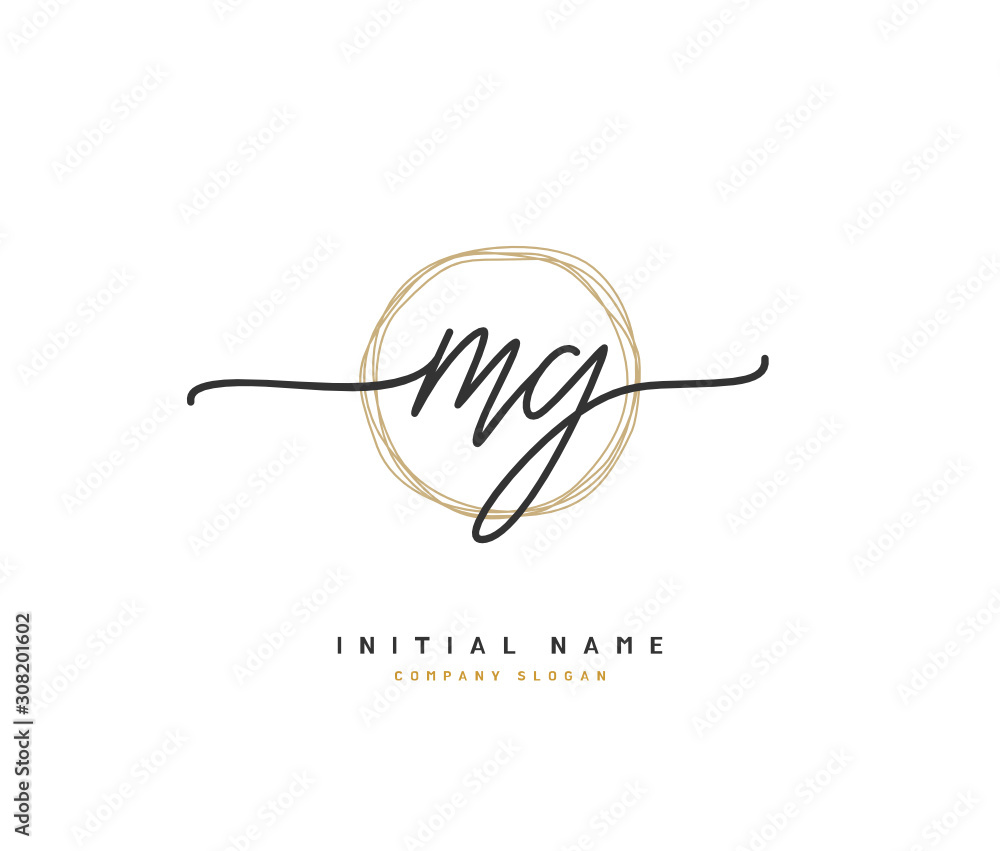 M G MG Beauty vector initial logo, handwriting logo of initial signature, wedding, fashion, jewerly, boutique, floral and botanical with creative template for any company or business. M G MG Beauty vector initial logo, handwriting logo of initial signature, wedding, fashion, jewerly, boutique, floral and botanical with creative template for any company or business.