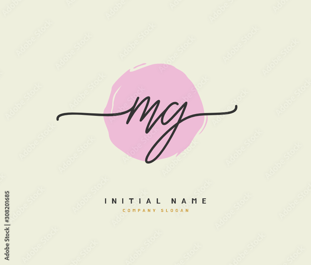 M G MG Beauty vector initial logo, handwriting logo of initial signature, wedding, fashion, jewerly, boutique, floral and botanical with creative template for any company or business. M G MG Beauty vector initial logo, handwriting logo of initial signature, wedding, fashion, jewerly, boutique, floral and botanical with creative template for any company or business.