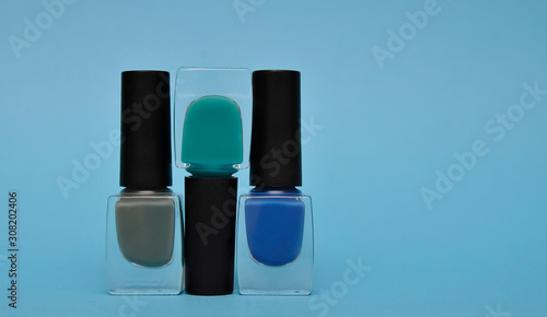 Nail polish in trendy color. Color of the year 2020. © Alona