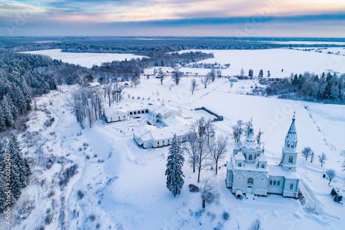 Russia. Smolensk church. Te...