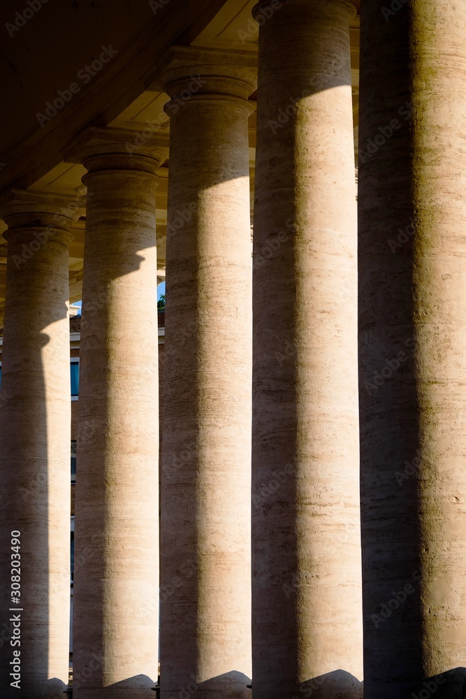Details of Exterior Columns of St Peter's Basilica