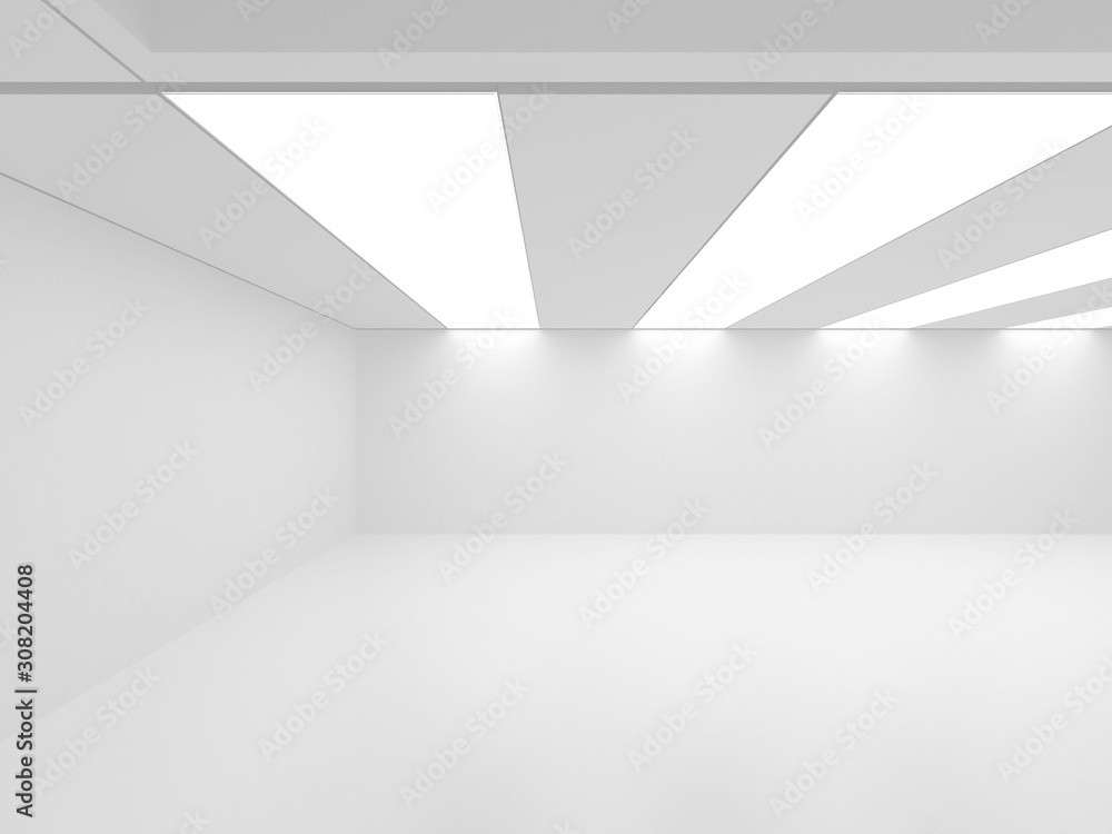 Futuristic White Architecture Design Background Futuristic White Architecture Design Background