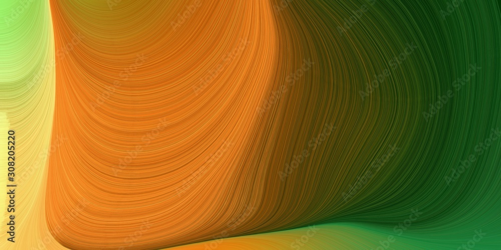 smooth swirl waves background illustration with very dark green, coffee and khaki color smooth swirl waves background illustration with very dark green, coffee and khaki color