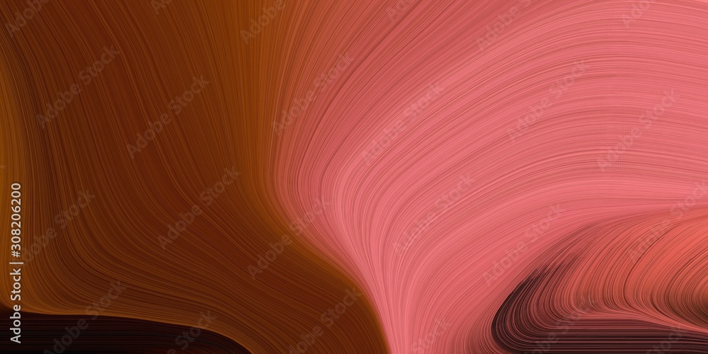 modern curvy waves background illustration with indian red, chocolate and very dark red color modern curvy waves background illustration with indian red, chocolate and very dark red color