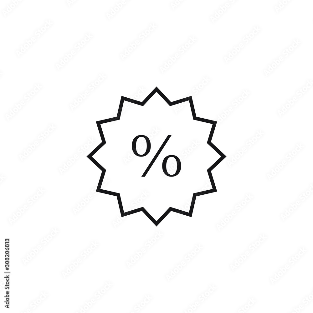 Price Label Discount. vector illustration