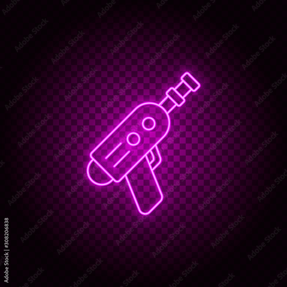 Blaster, vector, neon icon illustration isolated vector sign symbol - insurance icon vector black - Vector Blaster, vector, neon icon illustration isolated vector sign symbol - insurance icon vector black - Vector