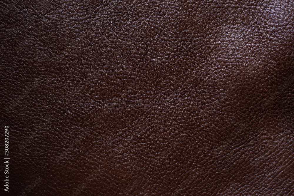 Dark full grain choco brown leather texture Dark full grain choco brown leather texture