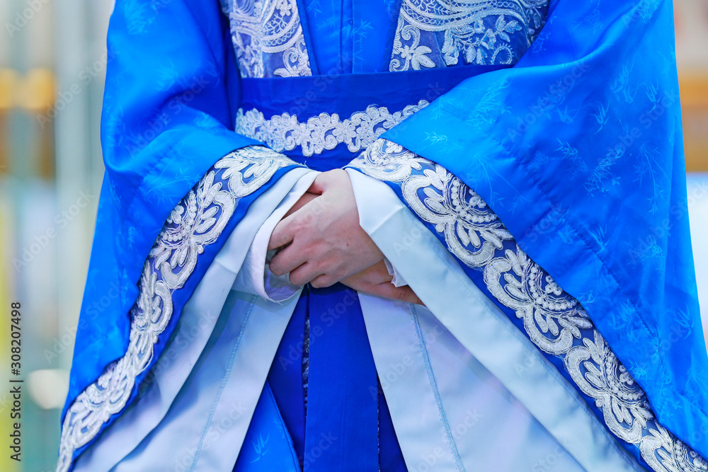 Fototapeta premium Chinese ancient women's clothing