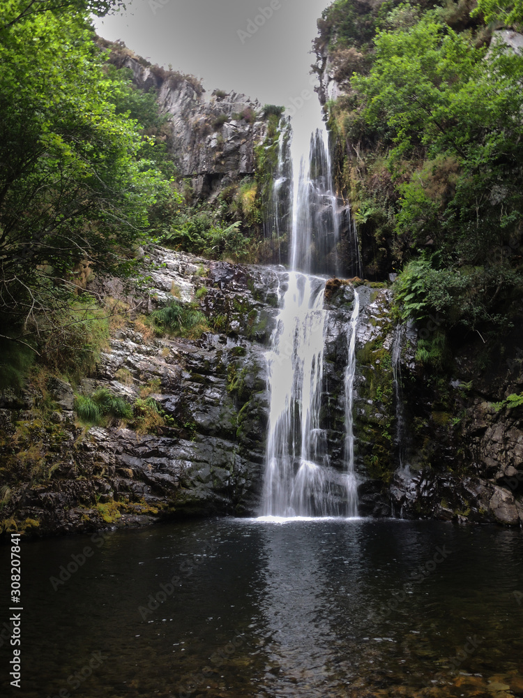 Fototapeta premium Cioyo waterfall in Asturias. Spain