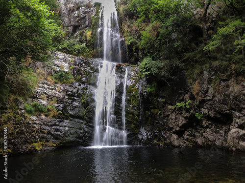 Cioyo waterfall in Asturias. Spain