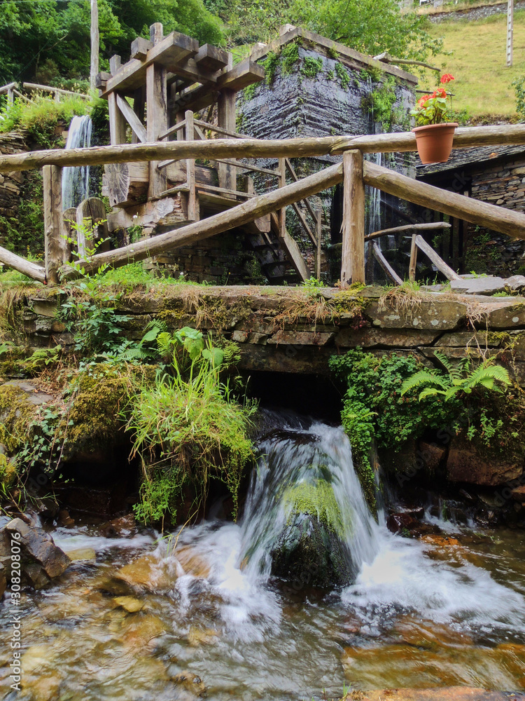 Water mill in the ethnographic complex Water mill in the ethnographic complex