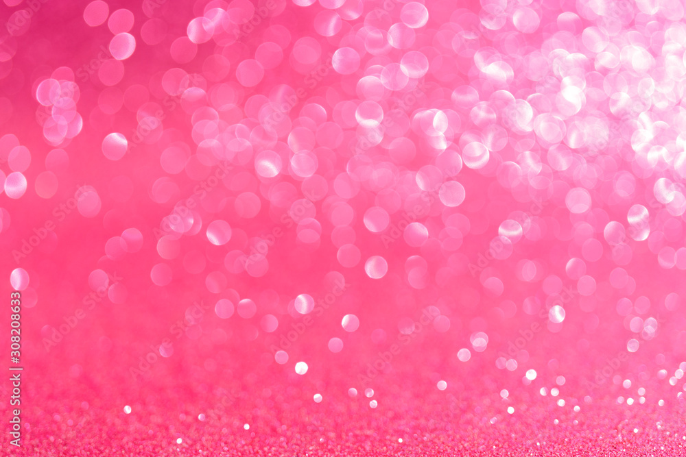 Shiny pink abstract background. Holiday valentine's day greeting card.