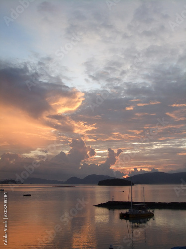 Sunrise with Nice Cloud