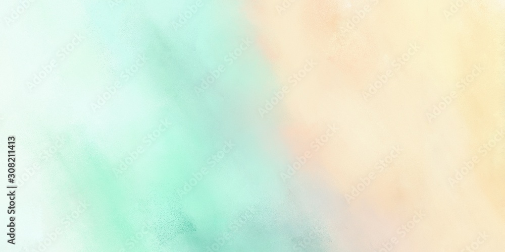 elegant painted vintage background illustration with beige, blanched almond and powder blue colors and space for text or image. can be used as header or banner