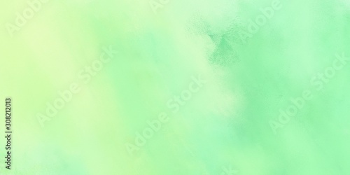 tea green, pale green and light green colored vintage abstract painted background with space for text or image. can be used as header or banner