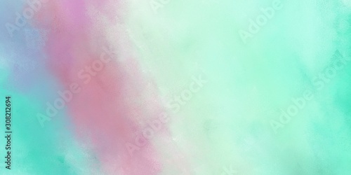 abstract painting background texture with powder blue, pale turquoise and pastel purple colors and space for text or image. can be used as header or banner