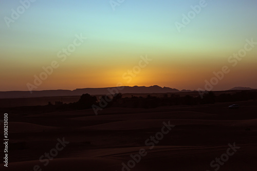 Orange halo above the setting sun seen from Erg Chebbi © Vermeulen-Perdaen