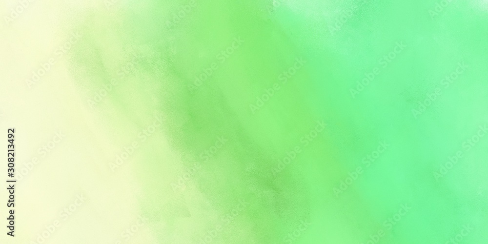 abstract painting background texture with light green, light golden rod yellow and pale green colors and space for text or image. can be used as header or banner