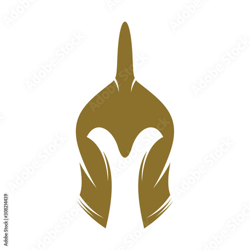 Spartan Logo Design Vector Template, Spartan Helmet Logo Concept, Emblem, Concept Design, Creative Symbol, Icon