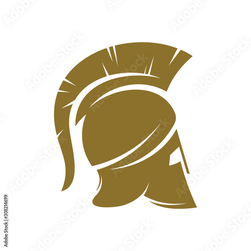 Spartan Logo Design Vector Template, Spartan Helmet Logo Concept, Emblem, Concept Design, Creative Symbol, Icon