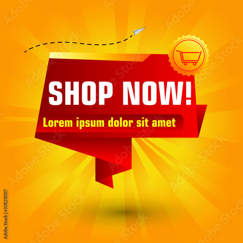 Flash Sale Design for business. Discount Banner Promotion Template. Flash Sale banner template design vector