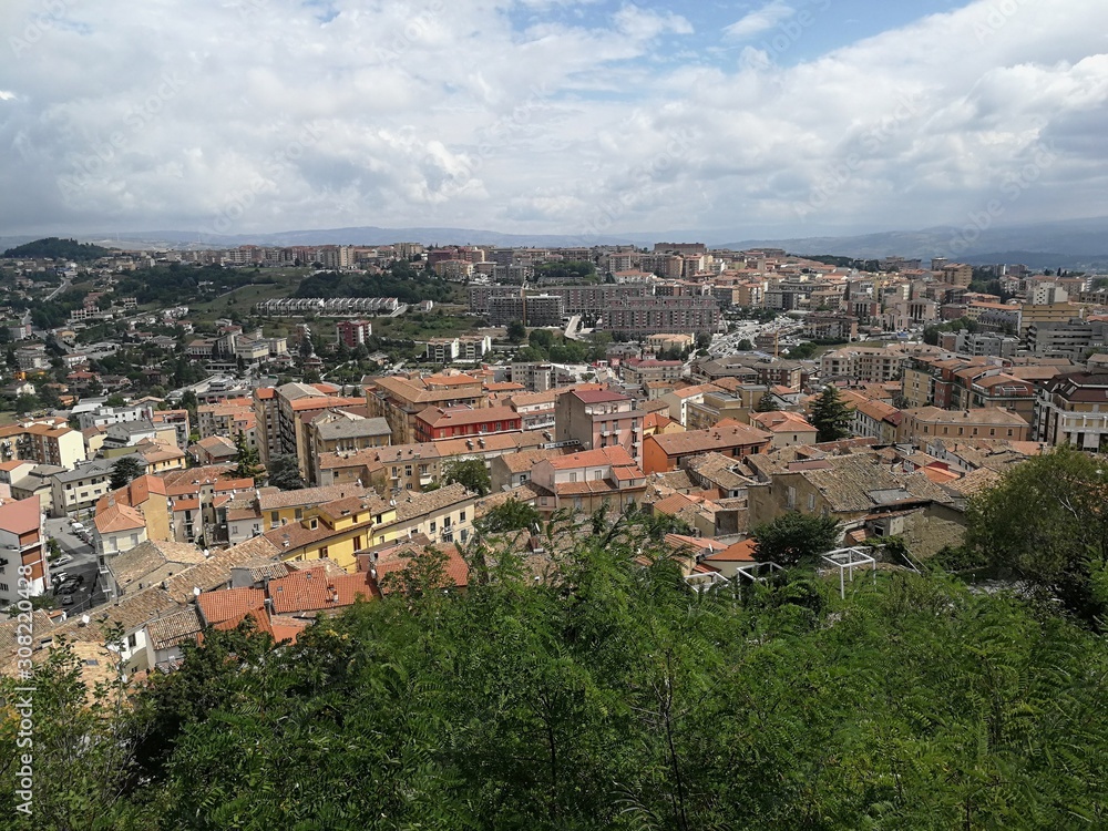 Campobasso - Panorama dalla chiesa di San Giorgio