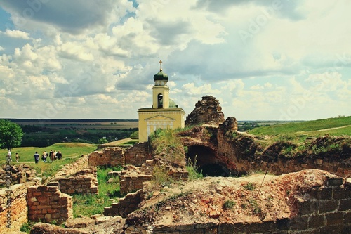 Obraz na płótnie Beautiful landscapes of Ukraine, background or wallpaper w salonie