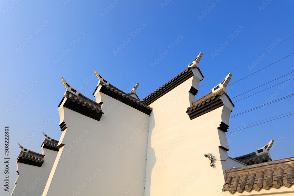 Huizhou architecture horsehead walls Huizhou architecture horsehead walls